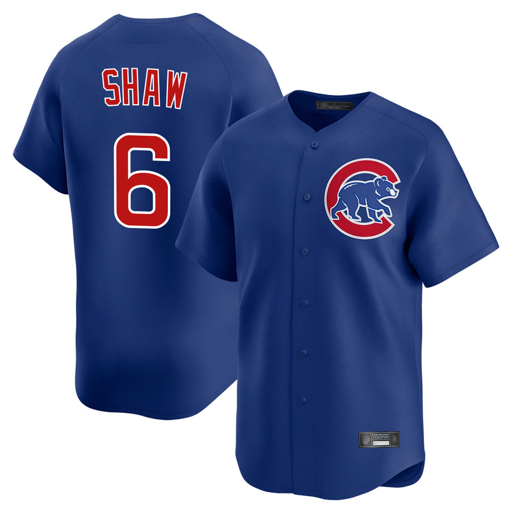 Davalo C.Cubs #6 Matt Shaw Player Royal Limited Home Stitched Jerseys