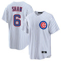 Davalo C.Cubs #6 Matt Shaw Player White Game Home Stitched Jerseys