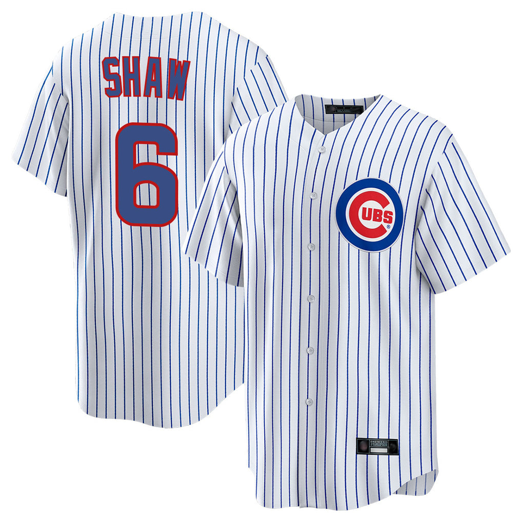 Davalo C.Cubs #6 Matt Shaw Player White Game Home Stitched Jerseys