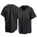 Davalo C.Cubs #7 Dansby Swanson Player Black T-shirt Home Game Stitched Jerseys