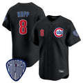Davalo C.Cubs #8 Ian Happ Player Black Vapor Premier Limited Home Stitched Jerseys