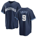 Davalo C.Cubs #9 Miguel Amaya Player Navy City Connect Home Game Stitched Jerseys