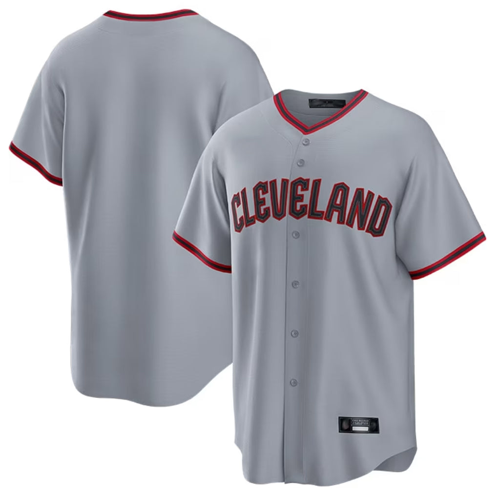 Davalo C.Guardians Gray Home Game Blank Player Stitched Jerseys