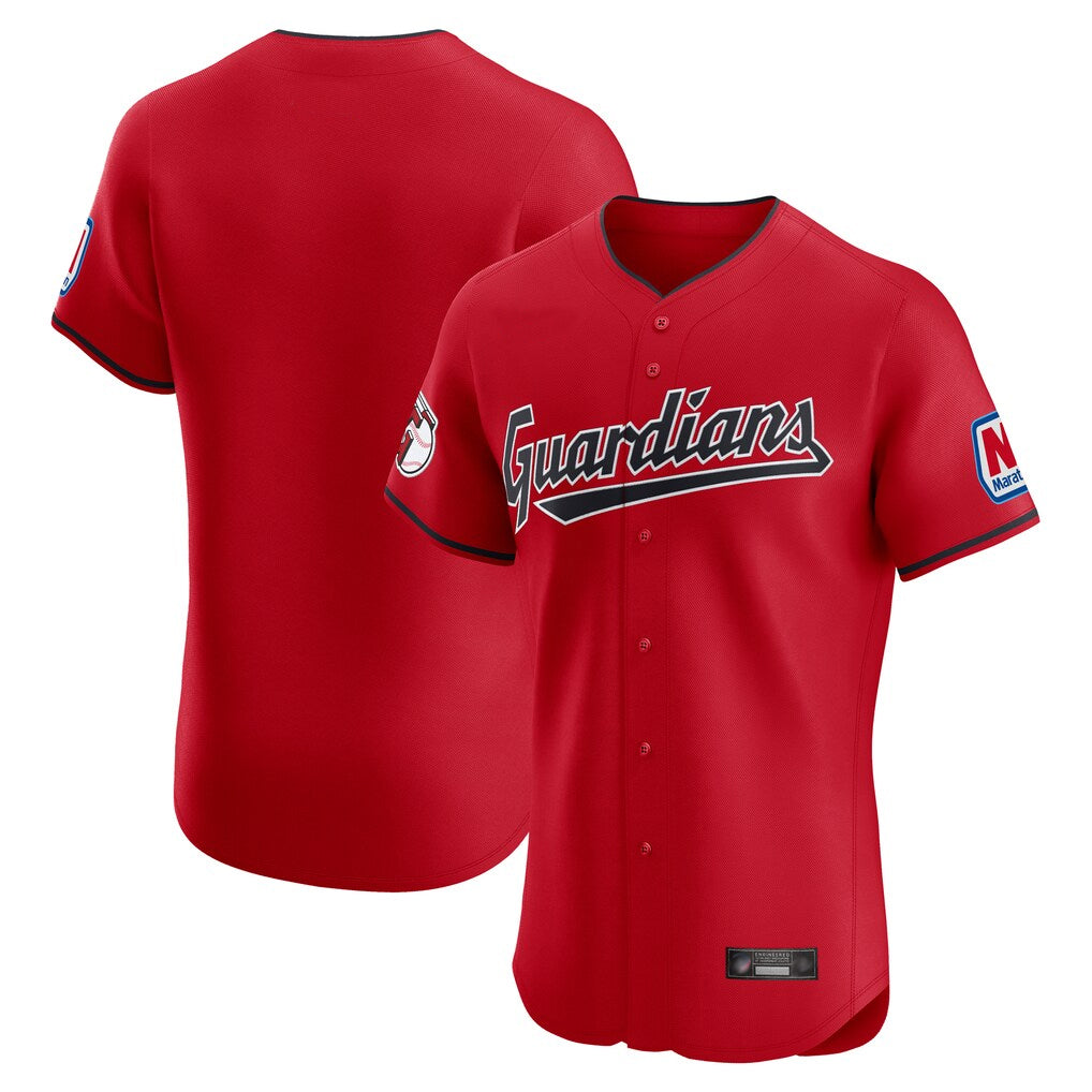 Davalo C.Guardians Red Limited Elite Home Blank Player Stitched Jerseys