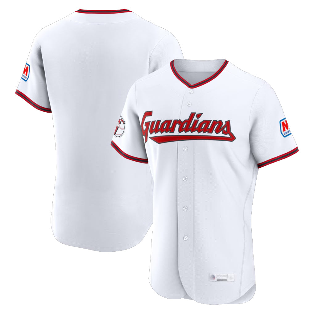 Davalo C.Guardians White Limited Elite Home Blank Player Stitched Jerseys