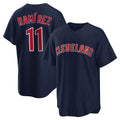 Davalo C.Guardians #11 Jose Ramirez Player Navy Game Home Stitched Jerseys