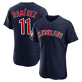 Davalo C.Guardians #11 Jose Ramirez Player Navy Limited Elite Home Stitched Jerseys