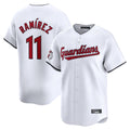 Davalo C.Guardians #11 Jose Ramirez Player White Limited Home Stitched Jerseys