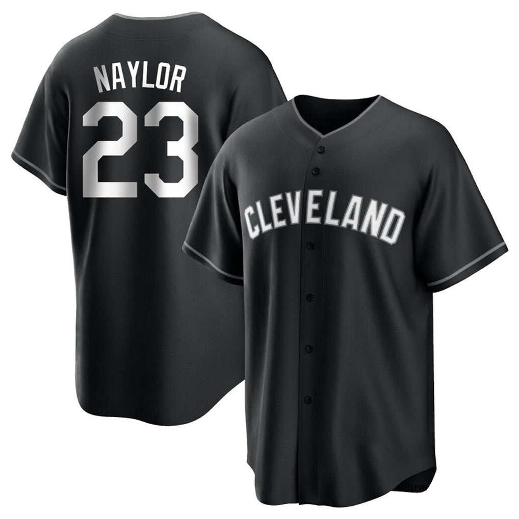 Davalo C.Guardians #23 Bo Naylor Player Black Home Game Stitched Jerseys