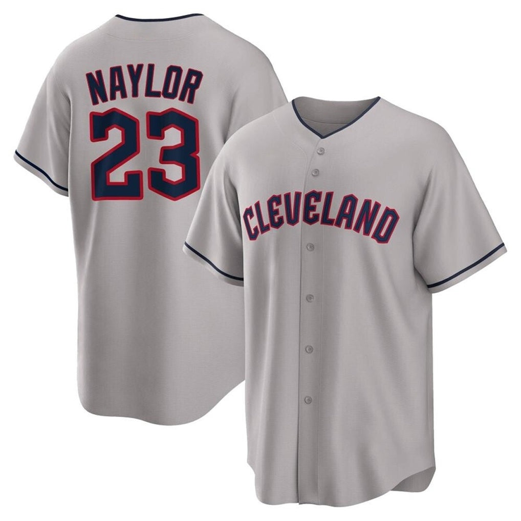 Davalo C.Guardians #23 Bo Naylor Player Gray Game Home Stitched Jerseys