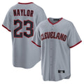 Davalo C.Guardians #23 Bo Naylor Player Gray Home Game Stitched Jerseys