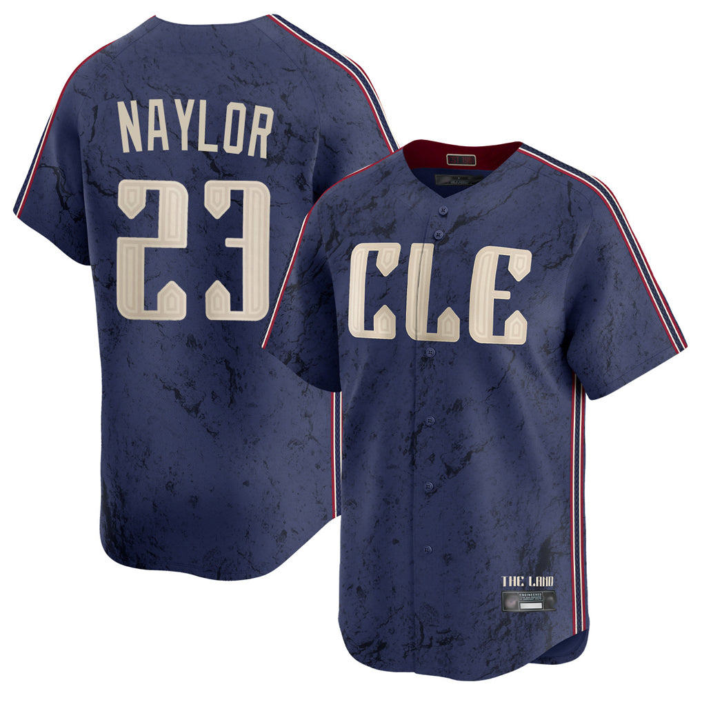 Davalo C.Guardians #23 Bo Naylor Player Navy City Connect Limited Home Stitched Jerseys