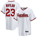 Davalo C.Guardians #23 Bo Naylor Player White Game Home Stitched Jerseys