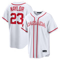 Davalo C.Guardians #23 Bo Naylor Player White World Classic Home Game Stitched Jerseys