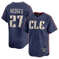 Davalo C.Guardians #27 Austin Hedges Player Navy City Connect Limited Home Stitched Jerseys