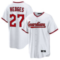 Davalo C.Guardians #27 Austin Hedges Player White Game Home Stitched Jerseys