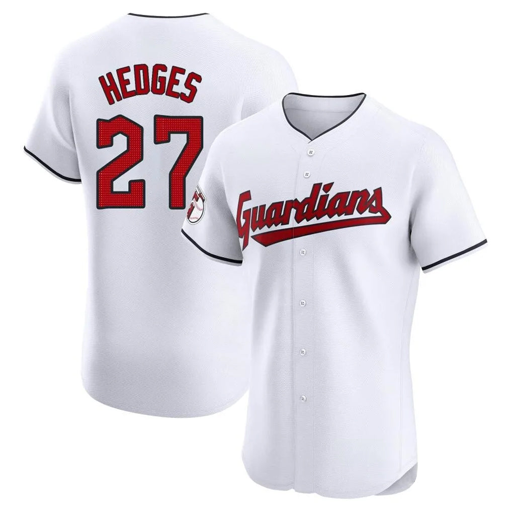 Davalo C.Guardians #27 Austin Hedges Player White Limited Elite Home Stitched Jerseys