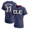 Davalo C.Guardians #37 Travis Bazzana Player Navy City Connect Limited Elite Home Stitched Jerseys