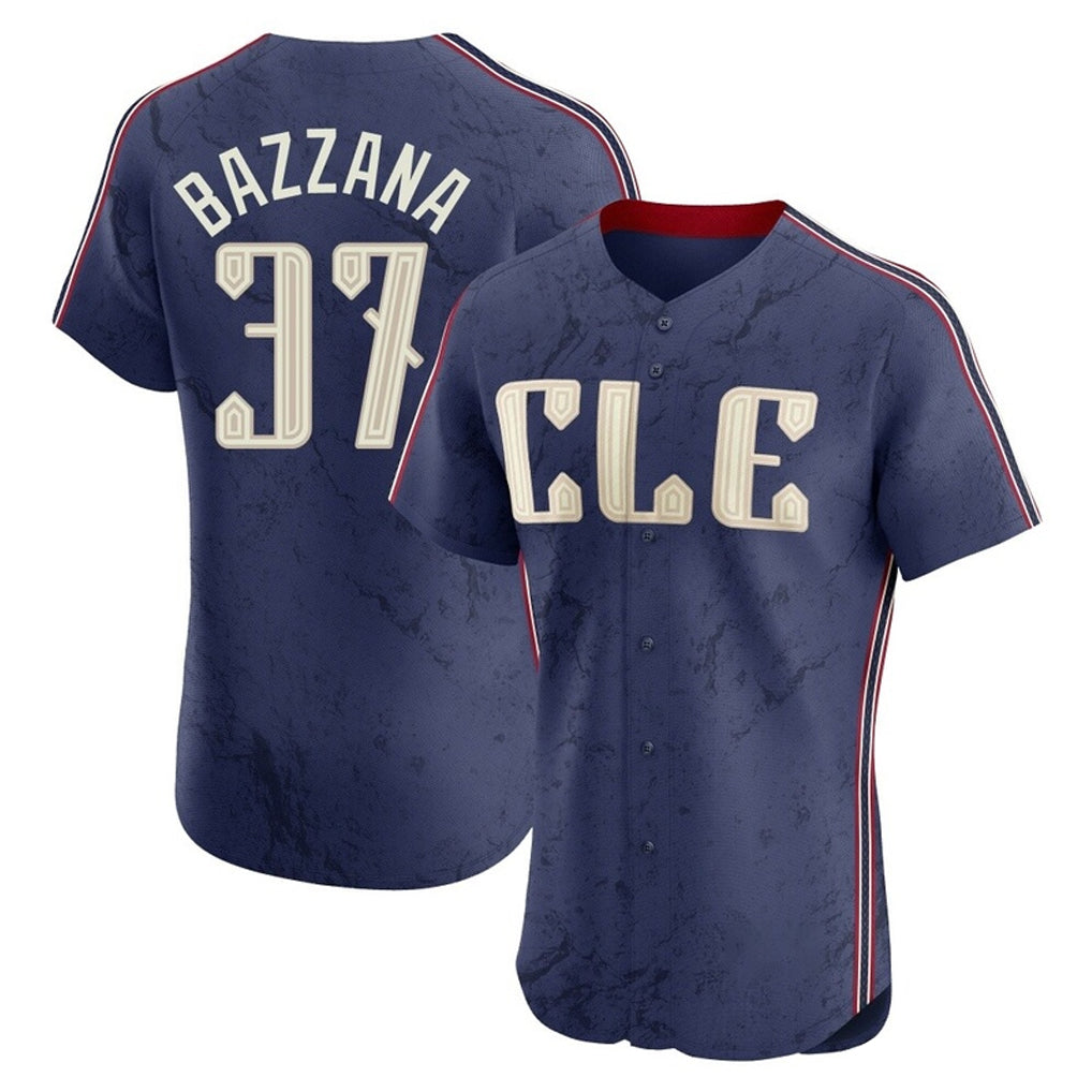 Davalo C.Guardians #37 Travis Bazzana Player Navy City Connect Limited Elite Home Stitched Jerseys