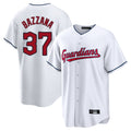 Davalo C.Guardians #37 Travis Bazzana Player White Home Game Stitched Jerseys