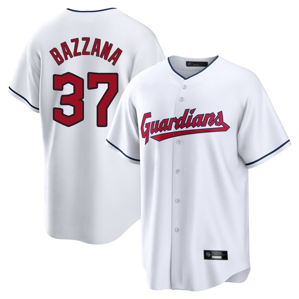 Davalo C.Guardians #37 Travis Bazzana Player White Home Game Stitched Jerseys