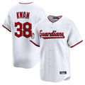 Davalo C.Guardians #38 Steven Kwan Player White Limited Home Game Stitched Jerseys