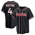 Davalo C.Guardians #4 Brayan Rocchio Player Black Fashion Out Home Game Stitched Jerseys