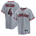 Davalo C.Guardians #4 Brayan Rocchio Player Gray Home Game Stitched Jerseys