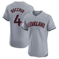 Davalo C.Guardians #4 Brayan Rocchio Player Gray Road Limited Elite Home Stitched Jerseys