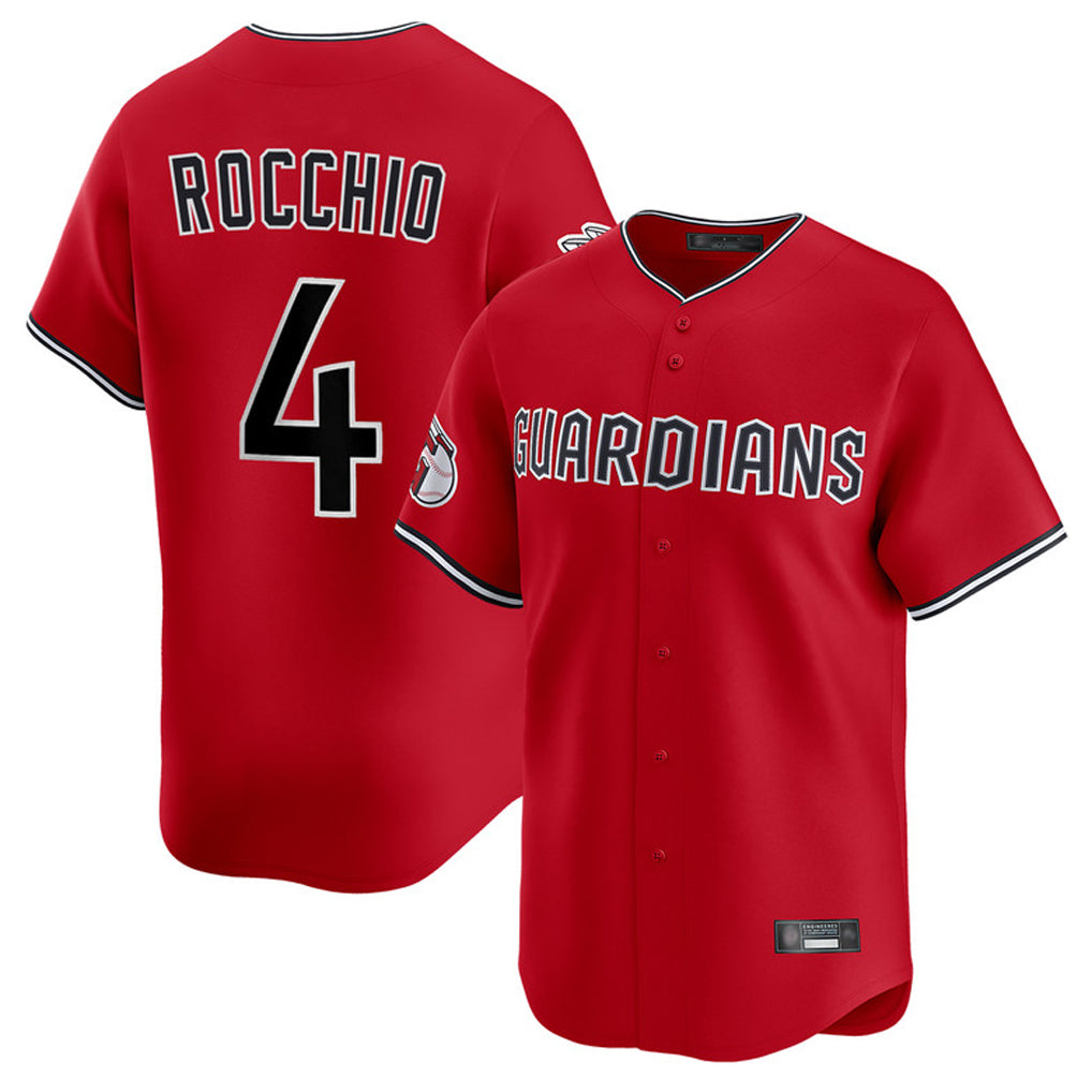 Davalo C.Guardians #4 Brayan Rocchio Player Red Limited Home Stitched Jerseys