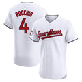 Davalo C.Guardians #4 Brayan Rocchio Player White Limited Elite Home Stitched Jerseys