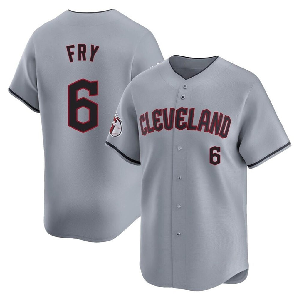 Davalo C.Guardians #6 David Fry Player Gray Road Limited Home Stitched Jerseys