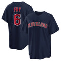 Davalo C.Guardians #6 David Fry Player Navy Game Home Stitched Jerseys