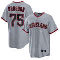 Davalo C.Guardians #75 Connor Brogdon Player Gray Home Game Stitched Jerseys