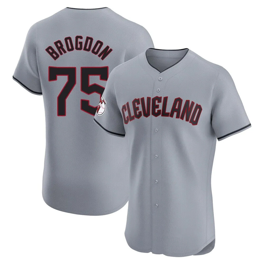 Davalo C.Guardians #75 Connor Brogdon Player Gray Road Limited Elite Home Stitched Jerseys