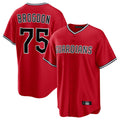 Davalo C.Guardians #75 Connor Brogdon Player Red Home Game Stitched Jerseys