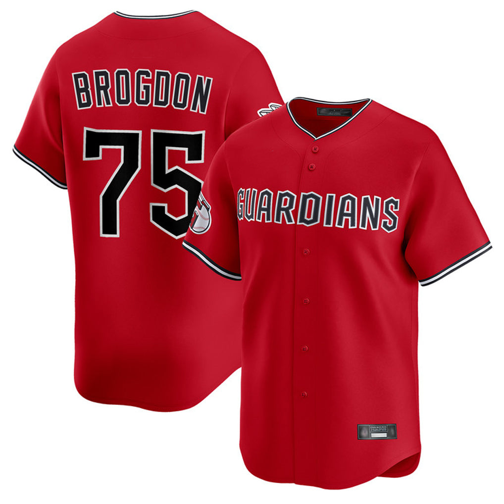 Davalo C.Guardians #75 Connor Brogdon Player Red Limited Home Stitched Jerseys