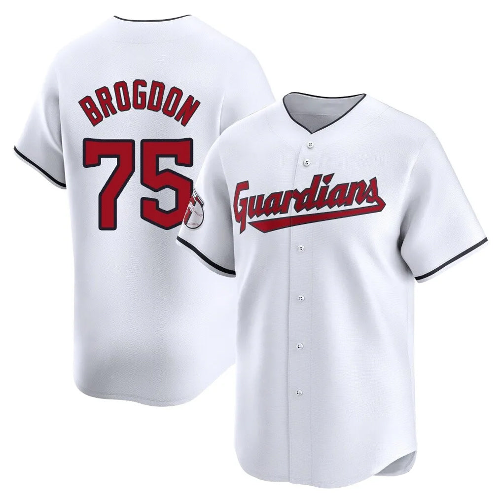 Davalo C.Guardians #75 Connor Brogdon Player White Limited Home Stitched Jerseys