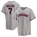 Davalo C.Guardians #7 George Valera Player Gray Game Home Stitched Jerseys