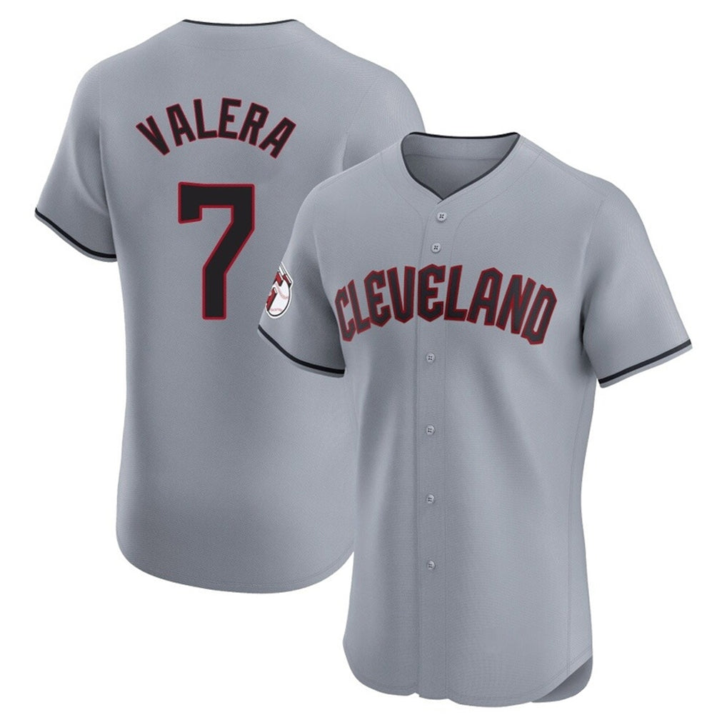 Davalo C.Guardians #7 George Valera Player Gray Road Limited Elite Home Stitched Jerseys