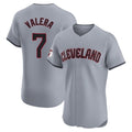 Davalo C.Guardians #7 George Valera Player Gray Road Limited Elite Home Stitched Jerseys