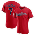 Davalo C.Guardians #7 George Valera Player Red Limited Elite Home Stitched Jerseys