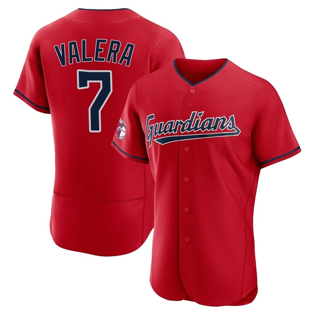 Davalo C.Guardians #7 George Valera Player Red Limited Elite Home Stitched Jerseys