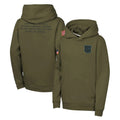 Davalo C.Panthers Olive Salute to Service Hoodies Game Blank Player Stitched Jerseys
