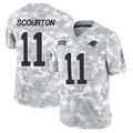 Davalo C.Panthers #11 Nic Scourton Player Arctic Camo Salute to Service Limited Stitched Jerseys