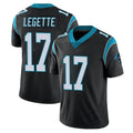 Davalo C.Panthers #17 Xavier Legette Player Black Vapor Untouchable Limited Game Stitched Jerseys