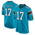Davalo C.Panthers #17 Xavier Legette Player Blue Game Stitched Jerseys