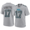 Davalo C.Panthers #17 Xavier Legette Player Grey Atmosphere Fashion Stitched  Jerseys