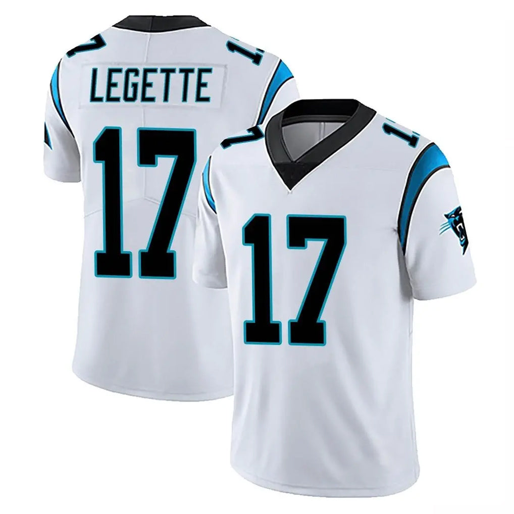 Davalo C.Panthers #17 Xavier Legette Player White Vapor Untouchable Limited Game Stitched Jerseys