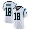 Davalo C.Panthers #18 Jalen Coker Player White Vapor Untouchable Limited Game Stitched Jerseys